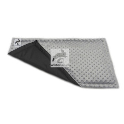 WODOODPORNA MATA na spód klatki MINKY SZARA, wielorazowy podkład dla świnek morskich, królików