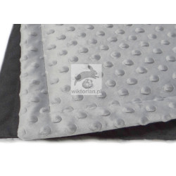 WODOODPORNA MATA na spód klatki MINKY SZARA, wielorazowy podkład dla świnek morskich, królików