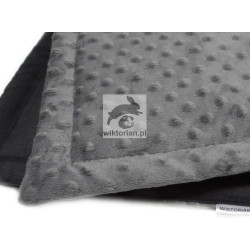 GRAFITOWA mata do klatki dla królika, WODOODPORNA MATA MINKY dla świnki morskiej, dla gryzoni