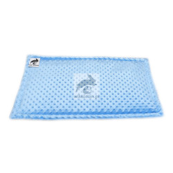 MINKY WODOODPORNA MATA dla królika do klatki, na wybieg mata BŁĘKITNA