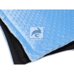 MINKY WODOODPORNA MATA dla królika do klatki, na wybieg mata BŁĘKITNA