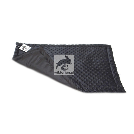 CZARNA MATA WODOODPORNA dla królika do klatki MINKY, mata na wybieg dla świnek morskich, do klatki dla gryzoni