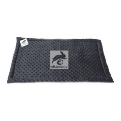 CZARNA MATA WODOODPORNA dla królika do klatki MINKY, mata na wybieg dla świnek morskich, do klatki dla gryzoni