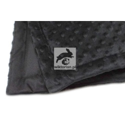 CZARNA MATA WODOODPORNA dla królika do klatki MINKY, mata na wybieg dla świnek morskich, do klatki dla gryzoni