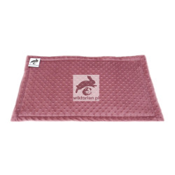 Cage liner dla królika, świnki morskiej, WODOODPORNA MATA dla królika RÓŻ RETRO MINKY