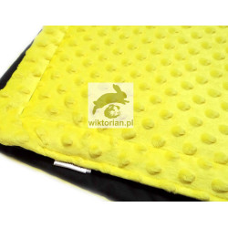 WODOODPORNY PODKŁAD dla świnki morskiej, królika MINKY, wodoodporna mata do klatki dla świnki morskiej, królika, gryzoni ŻÓŁTA