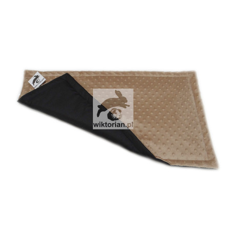 Na dno klatki WODOODPORNA MATA dla królików, świnek morskich MINKY CAPPUCINO