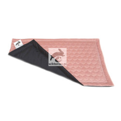 Mata wodoodporna dla królika do klatki dla świnki morskiej RÓŻOWA mata VELVET PLASTER MIODU