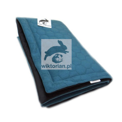 Mata wodoodporna dla królika VELVET PLASTER MIODU mata TURKUSOWO MORSKA do klatki