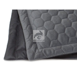 Wodoodporna mata na dno klatki GRAFITOWA mata dla świnki morskiej, mata dla królika oraz innych gryzoni VELVET PLASTER MIODU