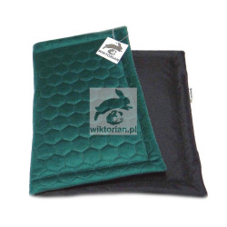 Wodoodporna mata do klatki BUTELKOWA ZIELEŃ VELVET PLASTER MIODU, mata na wybieg dla gryzoni świnki morskiej królika