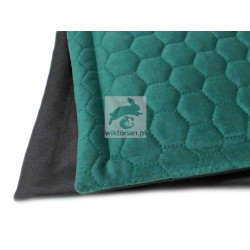 Wodoodporna mata do klatki BUTELKOWA ZIELEŃ VELVET PLASTER MIODU, mata na wybieg dla gryzoni świnki morskiej królika